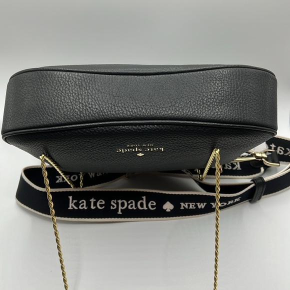 Kate Spade NWT Crossbody Pebble Black Leather Rosie Bag retail $349 - Picture 8 of 10